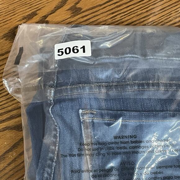 Mother Jeans Womens 27 Blue The Looker Ankle Fray Skinny Denim USA Low Rise - Picture 13 of 13